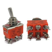 Toggle Switch DPDT On-On 15A 250V 