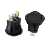 Green LED Dot Light Rocker Switch ON/OFF SPST 12V
