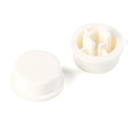 Round Tactile Push Button Cap White Color 