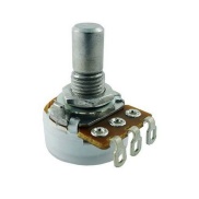 2M OHM Linear Taper Potentiometer Solder Lugs Round Shaft Dia: 6mm