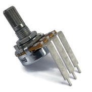 10K OHM Linear Taper Potentiometer Spline Shaft PCB Mount