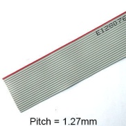 20 Conductor AWG 28 Flat Ribbon Cable 1FT (30cm) 