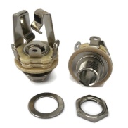 6.35mm 1/4" Stereo Chassis Socket / Jack 3 Terminals