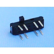 Mini Slide Switch 2P3T Through Hole 0.3A 6VDC