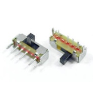 Slide Switch Side Knob 1P3T Through Hole 0.3A 50VDC