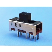 Slide Switch 2P3T Through Hole 0.3A 50VDC