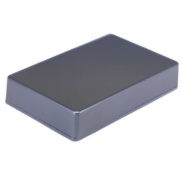 1590DD Style Aluminum Diecast Enclosure Pearl Gray