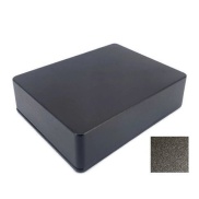 1590BB Style Aluminum Diecast Enclosure Matte Black Sand Texture