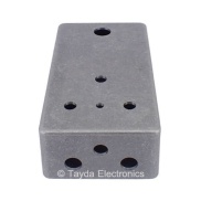 SILVER HAMMER Drilled Enclosure for PedalPCB 3 Knob Type 1
