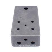 PEARL GRAY Drilled Enclosure for PedalPCB 4 Knob Type 1
