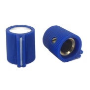 Control Blue Knob 16x14mm