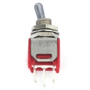 Sub Mini Toggle Switch 2M Series DPDT On-On Short Lever