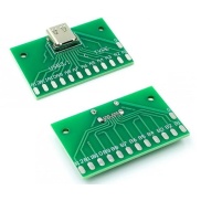 Type C USB 3.1 Female test board with PCB board 24 Pins connector