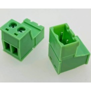2 Pin Male Pluggable Screw Terminal Block 5.08mm Butting Style