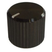 Aluminum D Shaft Black Knob 10x8mm