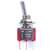 Mini Toggle Switch 1M Series SPDT On-On PC Thru-Hole