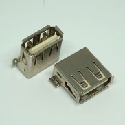 USB SMT Type A Connector 4 Pins Right Angle