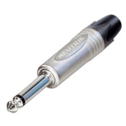 NEUTRIK NP2X 6.35mm 1/4" Mono Plug Connector