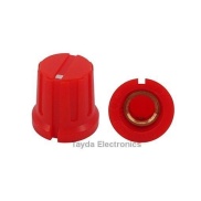 KN8F Red Knob 16x15mm Shaft Diameter 6.00mm