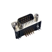 D-SUB CONNECTOR 15 PINS MALE High Density Right Angle