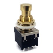 3PDT Stomp Foot / Pedal Switch Gold Actuator
