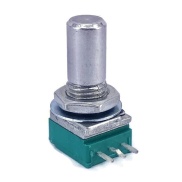 TAYDA 250K OHM Logarithmic Taper Potentiometer Round Shaft PCB 9mm
