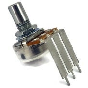 TAYDA 1K OHM Anti-Log Taper Potentiometer PCB Mount Round Shaft Dia: 6.35mm