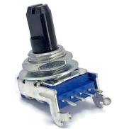 TAYDA 50K OHM Logarithmic Taper Potentiometer D Shaft PCB 11mm