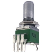 50K OHM Logarithmic Dual Taper Potentiometer Round Shaft PCB 9mm