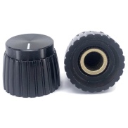 Marshall Black Body Black Top Knob Shaft Diameter 6.35mm