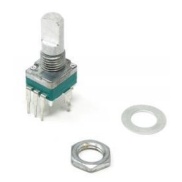 100K OHM Linear Taper Potentiometer D Shaft PCB 9mm