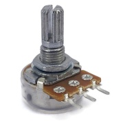 TAYDA 100K OHM Linear Taper Potentiometer Spline Shaft