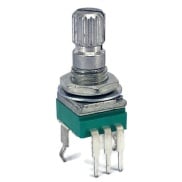 TAYDA 100K OHM Linear Taper Potentiometer Spline Shaft PCB Mount 9mm