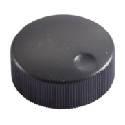 Black control knob 32x13mm Spline Shaft 6mm 