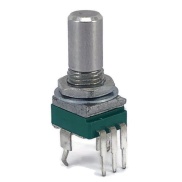 TAYDA 100K OHM Logarithmic Taper Potentiometer Round Shaft PCB 9mm