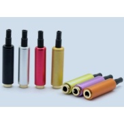 3.5mm 4 Poles Aluminum Audio Female Gold color with Tail 