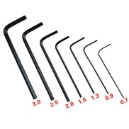 1.5mm Hex Allen Wrench Black color for knob set screw