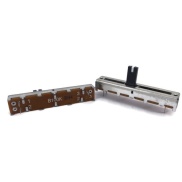 100K OHM Linear Taper Slide Potentiometer PCB Mount Shaft Lever Height: 10mm