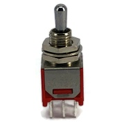 Sub Mini Toggle Switch 2M Series DPDT On-Off-On Short Lever PCB Pins