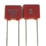 1.5nF 1500pF 100V 5% Polyester Film Box Type Capacitor WIMA FKS2