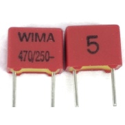 0.47nF 470pF 250V 5% Polyester Film Box Type Capacitor WIMA FKS2