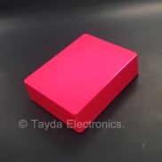 1590BB Style Aluminum Diecast Enclosure Glowing Pink