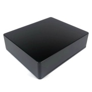1590XX Style Aluminum Diecast Enclosure MATTE BLACK