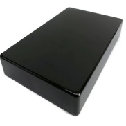 1590DD Style Aluminum Diecast Enclosure BLACK