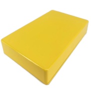 1590DD Style Aluminum Diecast Enclosure YELLOW