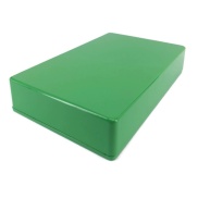 1590DD Style Aluminum Diecast Enclosure GREEN
