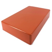 1590DD Style Aluminum Diecast Enclosure BURNT ORANGE