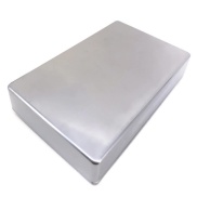 1590DD Style Aluminum Diecast Enclosure BALL SILVER