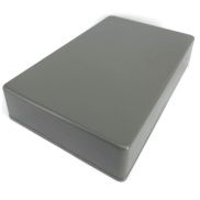 1590DD Style Aluminum Diecast Enclosure MATTE DARK GRAY
