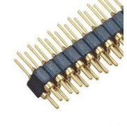 2x40 Pin Male 2.54mm Double Row Pin Header Break away Round Pin Gold Plated